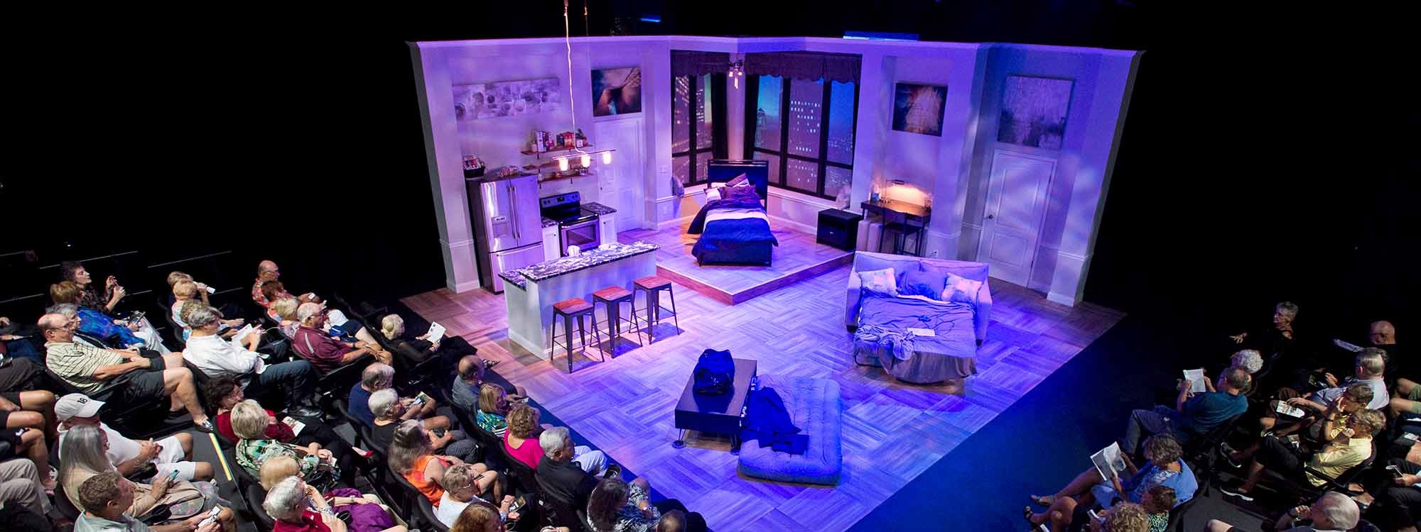 Beautiful stage of apartment at The Studio Theatre